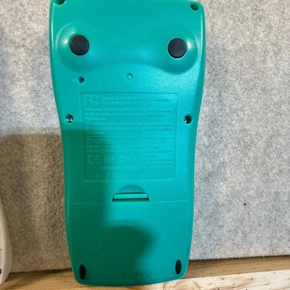 Casio fx-9750G PLUS Power Graphic Graphing Calculator Teal White with Cover - Picture 3 of 4